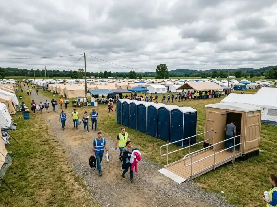 disaster-relief-camp-restrooms-010 — frequently asked questions, Dumpster & Portable Bathrooms Rental in Elroy, NC